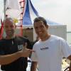Arjen & Loft Sails Teamrider Marc Naschar @ da Surffestival  Brouwersdam 14.06.03